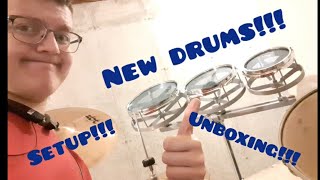 New ROTOTOM DRUMS  Unboxing Setup and Testing [upl. by Drucill]