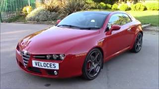 ULTRA LOW MILEAGE ALFA ROMEO BRERA S 32 V6 IN RED FOR SALE [upl. by Yerd568]