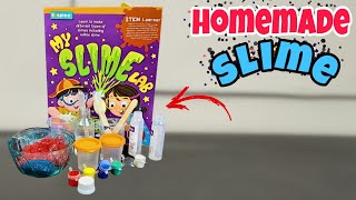 Make Homemade Slime  My Slime Lab Kit  Learn How to make Slime [upl. by Ayatan]