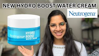 Neutrogena Hydro Boost Water Cream Review  New Neutrogena moisturizer  Researcher explains formula [upl. by Ydner568]