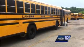 Muskego school delayed by flat bus tires [upl. by Ahsenik]