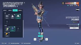 Overwatch 2  Season 13 Widowmaker Mythic Skin  Spellbinder [upl. by Allanson]