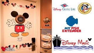 Fish Extender y Puertas Decoradas  DISNEY MAGIC  Disney Cruise Line [upl. by Nadeen]