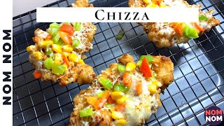 KFC Chizza Recipe🍕🍗 chicken  pizza  chizza  Nom Nom Let’s Cook [upl. by Trudie]