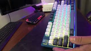 KEMOVE K87 Wireless Mechanical Keyboard 80 TKL RGB [upl. by Nomad]