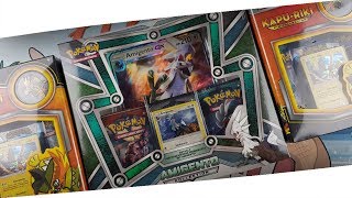 Amigento amp KapuRiki Kollektion Boxen 3 Promo Boxen Pokemon Booster Unboxing Opening [upl. by Atrahc616]