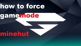 How to enable force gamemode on minehut [upl. by Madigan]