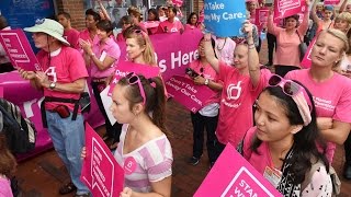 Planned Parenthood of Maryland quotPink Out Dayquot [upl. by Lancelle]