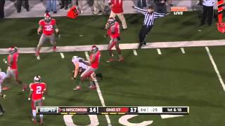 Russel Wilson vs Ohio State 2011 [upl. by Yrffej534]