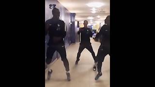 Pogba Griezmann and Dembelle dance 🤩shorts football [upl. by Zap]