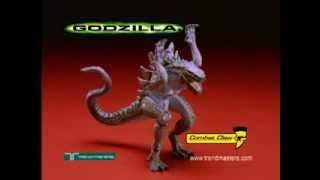 TRENDMASTERS Godzilla Combat Claw TV Commercial [upl. by Behlau]