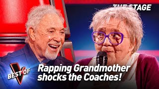 76YearOld Bette Reynolds performs ‘Rapper’s Delight’ by The Sugarhill Gang  The Voice Stage 116 [upl. by Ateiluj]