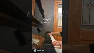 Chopin Etude No12 Revolutionary fragment [upl. by Einaffit427]