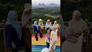 Wang Kelian View Point Perlis ⛰️ ☁️ WangKelian Perlis shorts 2024 [upl. by Ennaeirb]