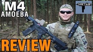 ARES quotM4 AMOEBAquot Softair Review GsP Airsoft [upl. by Ardnoik]