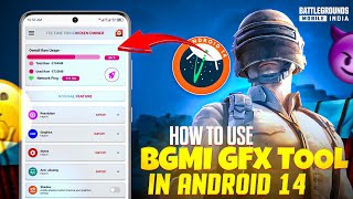 HOW TO USE BGMI GFX TOOL 90 FPS IN ANDROID 13 14  BGMI 32 UPDATE WORKING 😍 [upl. by Kilmarx]