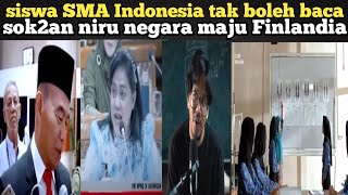 Indonesia gagal adopsi sistem pendidikan Finlandia‼️ [upl. by Nonnad870]