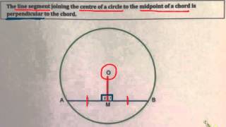 Circle Geometry Theorem 1 [upl. by Dlabihcra]