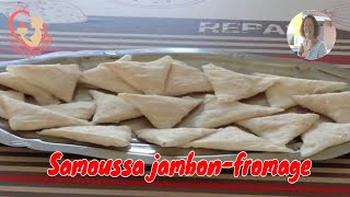 Recette du samoussa fromage jambon blanc  Réunion [upl. by Jurdi]