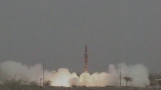 Pakistan test fires nuclear missile capable of striking India New footage [upl. by Oterol781]