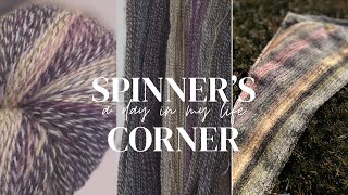 핸드스펀얀 만들기  spin to knit for a shawl combospin 3plycombo travelershawl spintoknit [upl. by Otho]