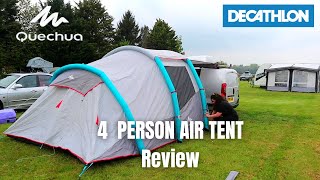 ⛺Quechua Air Seconds 41  4 Person Tent  Setting Up and Packing Away😲 [upl. by Murton394]