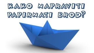 Kako napraviti papirnati brod [upl. by Elspeth899]