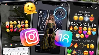 HONISTA LITE V4 ATUALIZADO 2024 INSTAGRAM estilo IPHONE com EMOJIS IOS  REPOST REELS IOS  FUNÇÕES [upl. by Noirda]