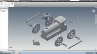 Exploded Train Assembly and Drawing Tutorial [upl. by Oneill88]