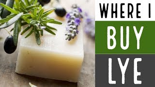 Lye Questions Answered  Where I Buy Lye for Soap Making  How To Make Soap for Beginners [upl. by Risser186]