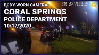 Coral Springs Police Body Cam Bad Investigation  Detention  AXON Body 2 Video 2020 10 17 0027 [upl. by Koball]