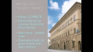 ARTH 20204037 Italian Renaissance Architecture Michelozzo [upl. by Llennahc]