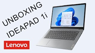 Lenovo Ideapad 1i 140quot Laptop Unboxing MatrixPRO Tech Channel [upl. by Zales]