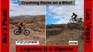 Pure Fun Smashing Rocks on a Bike  Mountain Biking Las Vegas Nevada [upl. by Toby816]