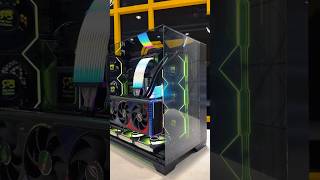 The Asus ROG RTX 4080 super with lian li vision gaming PC build 🕹️ rtxon pcgaming pcmasterrace [upl. by Ruthann]