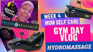 Wellness Wednesday  Hydromassage Beds planetfitness workoutrecovery fitmom weightlossjourney [upl. by Asiram97]