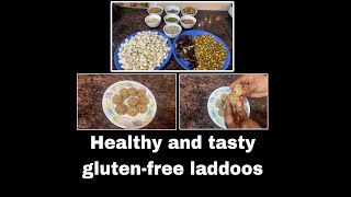 Gluten Free Laddoos Recipe  good for diabetes thyroid cancer  Recipe by Biteandbeyondd [upl. by Merriott239]