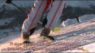 Carving Ski In One Lesson  Subtitrat Romana [upl. by Edmon]