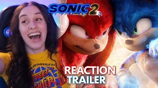 SONIC THE HEDGEHOG 2 TRAILER REACTION Sonic 2  Knuckles  Tails [upl. by Augustina]