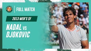 Nadal vs Djokovic 2013 Mens semifinal Full Match  RolandGarros [upl. by Eisenstark]