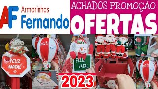 ACHADINHOS NO ARMARINHOS FERNANDO  OFERTAS PRO NATAL E TOUR ARMARINHOS FERNANDO DO BRAS [upl. by Arres]