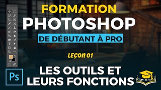 Formation Photoshop  Les outils de Photoshop et leurs fonctions [upl. by Eidoow138]