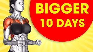 ➜ BIGGER ➜ Breast Increase Exercise In 7 Days ➜ Do It Every Day [upl. by Kelwen]