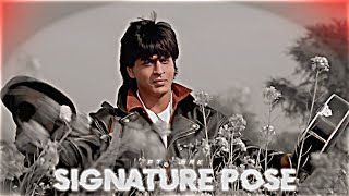 SRK SIGNATURE POSE  Srk Edit  Srk Whatsapp Status  Signature Pose [upl. by Dnomzed]