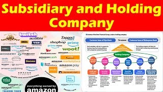 Subsidiary and Holding Company  Definition Formation and Types of Company Explained with Example [upl. by Ongineb]