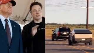 Elon Musk Makes Presidentelect Trump Believe in Using Tesla Car [upl. by Aenotna183]