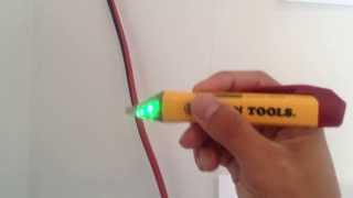 Klein Tools NCVT2 Dual Range NonContact Volt Meter Demonstration [upl. by Henderson]