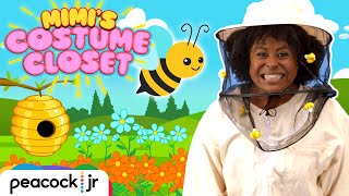 🐝 Learning Shapes with BEES 🔺🔵🟩 Learn to Work Together and Build Your Hive  MIMIS COSTUME CLOSET [upl. by Rebna]