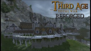 Third Age Total War Reforged  UPDATED RIVENDELL Battle Replay [upl. by Camm]