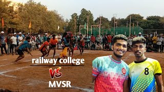 railway degree college vs mvsr engineering college2nd halfKabaddi matchKabaddi modal [upl. by Leoni]